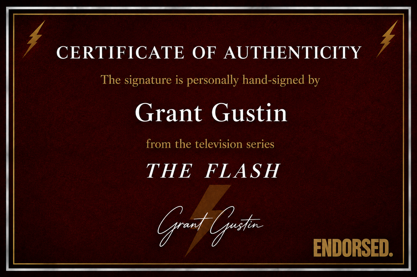 Grant Gustin Autographed Jacket (preorder)