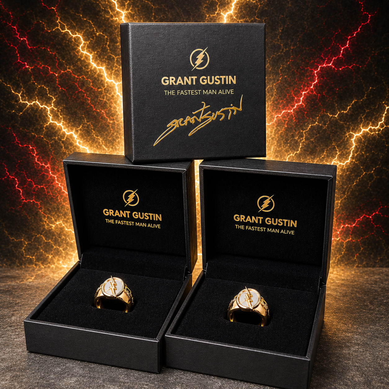 Grant Gustin Autographed Ring (preorder)